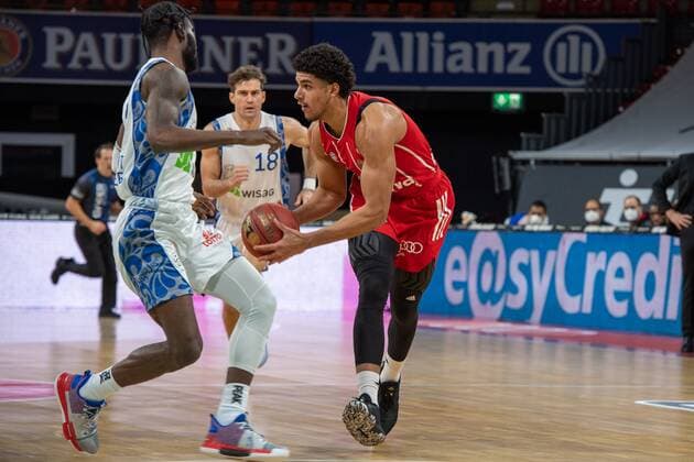 Jason George 1 FC Bayern , FC Bayern Basketball vs Fraport Skyliners, BBL, 12 02 2021 Munich Bavaria Germany Copyright: xkolbert-press UlrichxGamelx