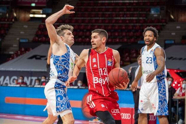 Diego Flaccadori 12 FC Bayern , FC Bayern Basketball vs Fraport Skyliners, BBL, 12 02 2021 Munich Bavaria Germany Copyright: xkolbert-press UlrichxGamelx