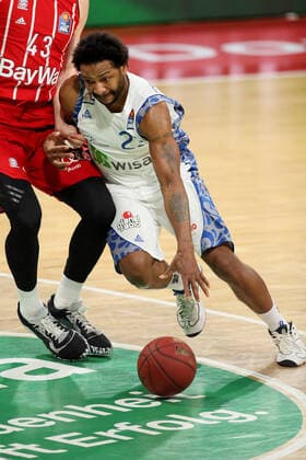 Quantez Robertson Skyliners during the 18 matchday in the Beko BBL Bundesliga on 12 02 2021 GER, Basketballl, Beko BBL Bundesliga, FC Bayern Basketball vs Fraport Skyliners, 12 02 2021 Muenchen Copyright: xMarcelxEngelbrechtx Eibner-Pressefotox EP_met