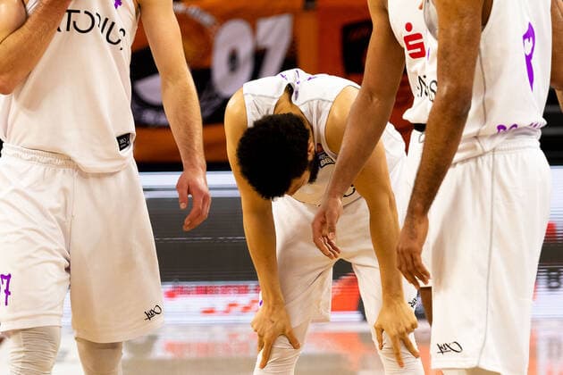 Final score 93 64 Ratiopharm Ulm defeats BG Goettingen GER, Ratiopharm Ulm vs BG Goettingen, easycredit 1 Bundesliga Basketball,18 matchday, season 2020 21, 12 02 2021 Ratiopharm Ulm vs BG Goettingen, 1 Basketball Bundesliga New Ulm. Copyright: xEibner-Pressefoto RogerxBuerkex EP_EER