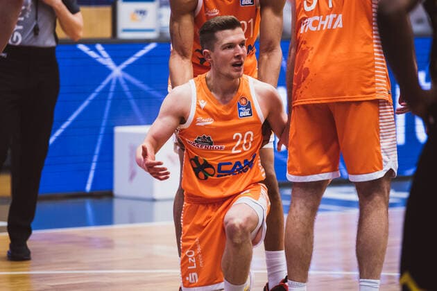 easyCredit BBL 18 Matchday RASTA Vechta vs MHP RIESEN Ludwigsburg, 12 02 2021 Jannes Hundt RASTA Vechta, 20 easyCredit BBL 18 Matchday RASTA Vechta vs MHP RIESEN Ludwigsburg on 12 02 2021 in Vechta RASTA Dome , Germany, Copyright: xBEAUTIFULxSPORTS Neddermannx