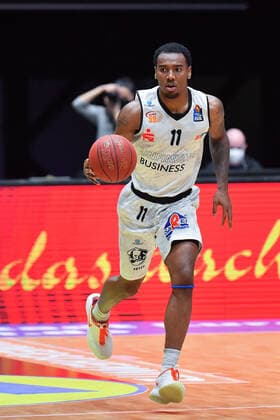 Chemnitz, Germany 12 February 2021 BBL 2020 2021 Niners Chemnitz vs Brose Bamberg Isiaha Mike Chemnitz , Copyright: xFotostandx xDostmannx
