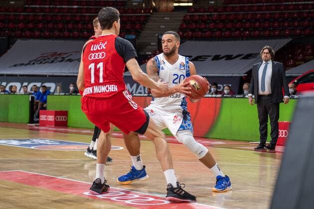 Rasheed More 20 Fraport Skyliner , FC Bayern Basketball vs Fraport Skyliners, BBL, 12 02 2021 Munich Bavaria Germany Copyright: xkolbert-press UlrichxGamelx