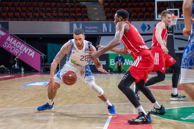 Rasheed More 20 Fraport Skyliner , FC Bayern Basketball vs Fraport Skyliners, BBL, 12 02 2021 Munich Bavaria Germany Copyright: xkolbert-press UlrichxGamelx