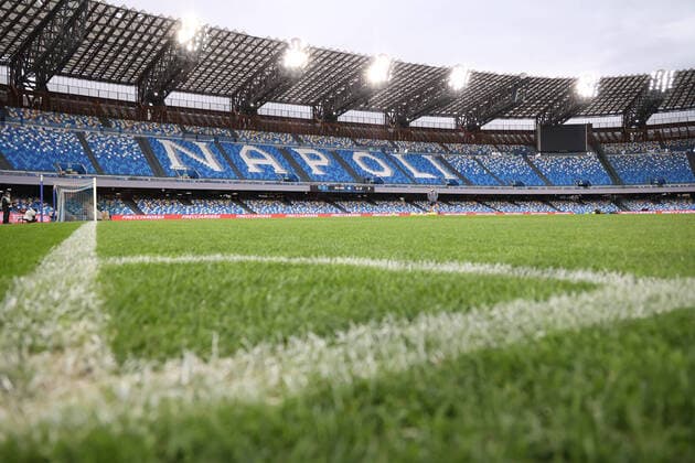 Photo Alessandro Garofalo LaPresse February 13, 2021 Naples, Italy soccer Napoli vs Juventus - Italian Football Championship League A TIM 2020 2021 - Diego Armando Maradona stadium. In the pic: Diego Armando Maradona stadium.  Copyright: xAlessandroxGarofalo LaPressex
