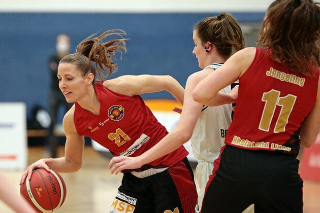Basketball, Women, 2. BL, Bender Baskets Grünberg - RheinLand Lions
