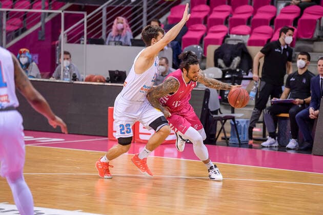 easyCredit BBL, Telekom Baskets Bonn vs Syntainics MBC, 14 02 2021 Chris Babb Telekom Baskets Bonn 7 easyCredit BBL, Telekom Baskets Bonn vs Syntainics MBC on 14 02 2021 at Telekom Dome Bonn, Bonn North Rhine Westphalia Copyright: xBEAUTIFULxSPORTS Mueller-Laschetx