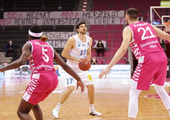Telekom Baskets Bonn vs Aleksandar Marelja Syntainics MBC easyCredit BBL 1 Bundesliga , Season 2020 2021 , Matchday 19