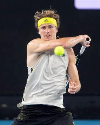 Alexander Zverev GER Australian Open 2021 Melbourne Park Melbourne Victoria Australia 14 02 2021 Copyright: xJuergenxHasenkopfx