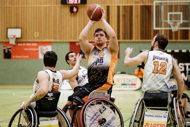 1 RBBL, ING Skywheelers Frankfurt vs Hannover United, Frankfurt, Skywheelers Dome Frankfurt, 14 2 2021 Matthias Güntner Hannover United , ING Skywheelers Frankfurt vs Hannover United, Frankfurt, Skywheelers Dome Frankfurt, 14 2 2021 Copyright: xBEAUTIFULxSPORTS P.xGawlickx