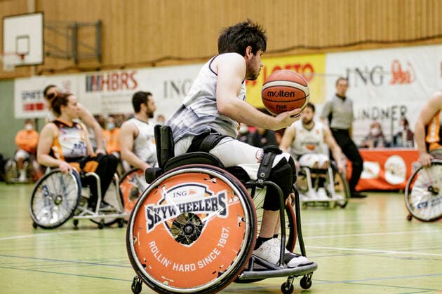 1 RBBL, ING Skywheelers Frankfurt vs Hannover United, Frankfurt, Skywheelers Dome Frankfurt, 14 2 2021 Marian Kind ING Skywheelers Frankfurt , ING Skywheelers Frankfurt vs Hannover United, Frankfurt, Skywheelers Dome Frankfurt, 14 2 2021 Copyright: xBEAUTIFULxSPORTS P.xGawlickx