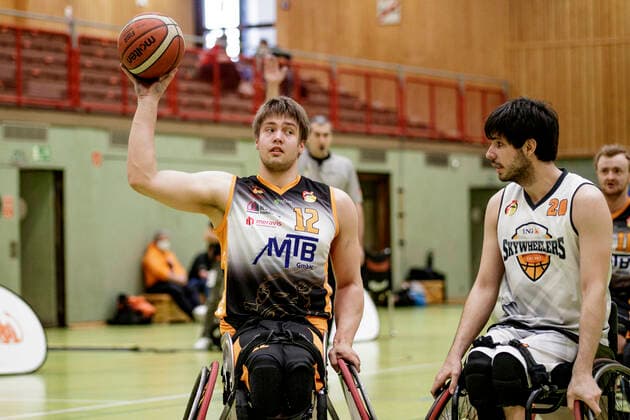 1 RBBL, ING Skywheelers Frankfurt vs Hannover United, Frankfurt, Skywheelers Dome Frankfurt, 14 2 2021 Alexander Budde Hannover United , ING Skywheelers Frankfurt vs Hannover United, Frankfurt, Skywheelers Dome Frankfurt, 14 2 2021 Copyright: xBEAUTIFULxSPORTS P.xGawlickx
