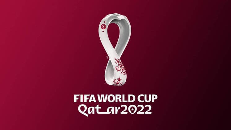 Das Offizielle Logo der FIFA Fussball-Weltmeisterschaft 2022 in Quatar, Katar, FIFA World Cup, WM, Weltmeisterschaft, Fussball QUATAR 2022, TM, *** The Official Logo of the 2022 FIFA World Cup in Qatar, Qatar, FIFA WORLD CUP QUATAR 2022, TM, McPKST
