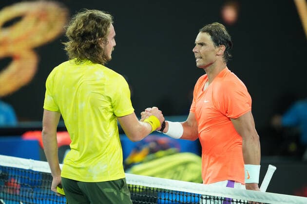 Tennis, Australian Open, Day 10, Stefanos Tsitsipas defeats Rafael Nadal