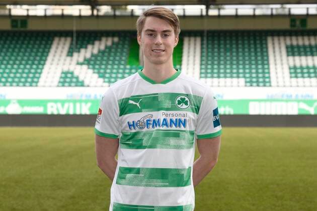 17 02 2021 SpVgg Spielvereinigung Greuther Fürth cloverleaf season 2020 2021 photo appointment portrait appointment Gian Luca Gian Luca Itter 27, SpVgg Greuther Fürth single photo single photo portrait portrait header photo