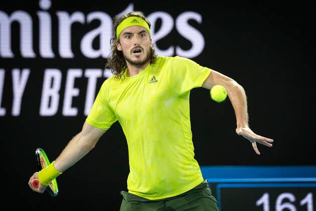 Stefanos Tsitsipas Australian Open 2021 Melbourne Park Melbourne Victoria Australia 17 02 2021 Copyright: xx