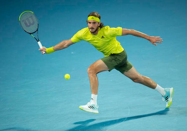 Stefanos Tsitsipas Australian Open 2021 Melbourne Park Melbourne Victoria Australia 17 02 2021 Copyright: xx
