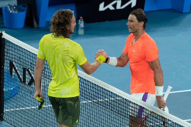 Stefanos Tsitsipas Australian Open 2021 Melbourne Park Melbourne Victoria Australia 17 02 2021 Copyright: xx