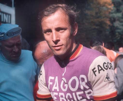 Professional time trial in Baden Baden on 26 09 1971 Rolf Wolfshohl Germany Team Fagor Mercier in portrait HM