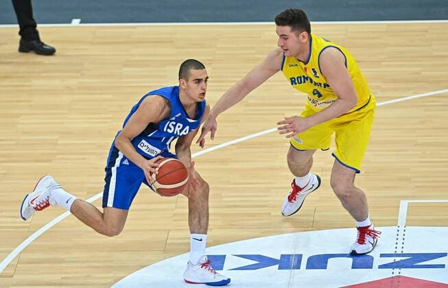 2021.02.19 Gliwice Koszykowka Mezczyzn Kwalifikacje Mistrzostw Europy FIBA EuroBasket 2022 Rumunia - Izrael N z Yam Madar Foto Lukasz Sobala PressFocus 2021.02.19 Gliwice Basketball Men s FIBA EuroBasket 2022 Qualifiers Romania - Israel Yam Madar Credit: Lukasz Sobala PressFocus NEWSPIX.PL --- Newspix.pl  20210219PF_LS095