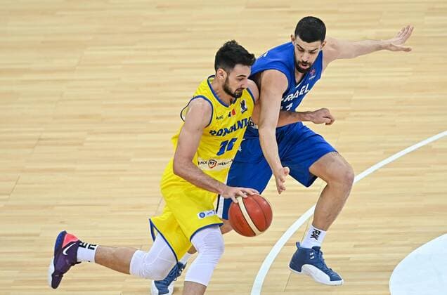 2021.02.19 Gliwice Koszykowka Mezczyzn Kwalifikacje Mistrzostw Europy FIBA EuroBasket 2022 Rumunia - Izrael N z Nicolae Nicolescu Foto Lukasz Sobala PressFocus 2021.02.19 Gliwice Basketball Men s FIBA EuroBasket 2022 Qualifiers Romania - Israel Nicolae Nicolescu Credit: Lukasz Sobala PressFocus NEWSPIX.PL --- Newspix.pl  20210219PF_LS149
