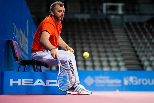 Thierry Ascione TENNIS : Open Sud de France 2021 - Montpellier - 20 02 2021 JBAutissier Panoramic 