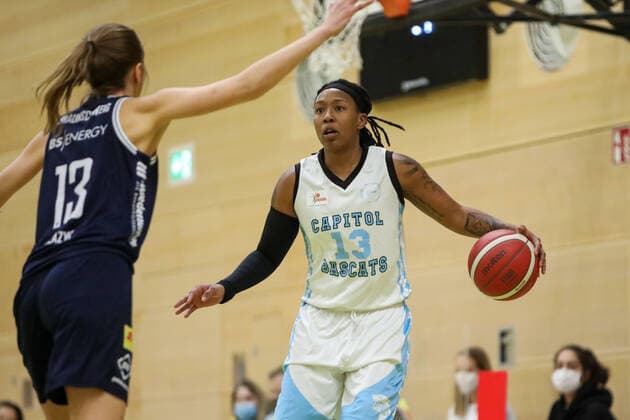 Capitol Bascats Duesseldorf vs Eintracht Braunschweig LionPride, 20 02 2021 Marquita Lashae Waller 13, Capitol Bascats Duesseldorf Capitol Bascats Duesseldorf vs Eintracht Braunschweig LionPride on 20 02 2021, Duesseldorf. Copyright: xBEAUTIFULxSPORTS KennyxBeelex
