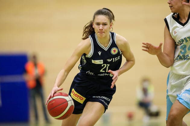 Capitol Bascats Duesseldorf vs. Eintracht Braunschweig LionPride, 20 02 2021 Lina Falk 21 Eintracht Braunschweig LionPride Capitol Bascats Duesseldorf vs. Copyright: xBEAUTIFULxSPORTS KennyxBeelex