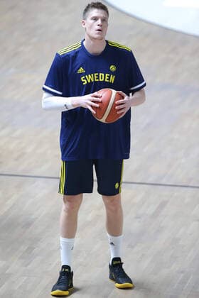 210220 Jonas Jerebko of Sweden FIBA Eurobasket Qualifiers Group D between Turkey and Sweden on February 20 , 2021 in Istanbul,  Copyright: Seskim BB210220ZH055