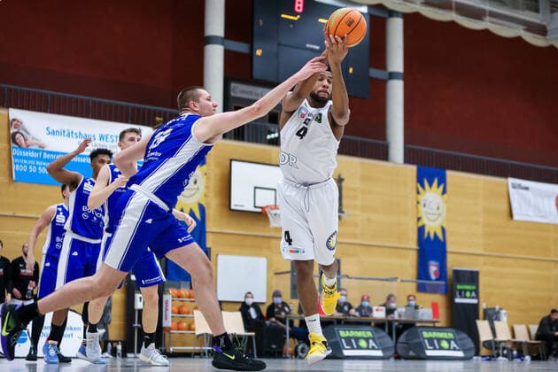 ART Giants Duesseldorf vs TKS 49ers Stahnsdorf, 20 02 2021 Quadre Lollis 4 ART Giants Duesseldorf ART Giants Duesseldorf vs TKS 49ers Stahnsdorf on 20 02 2021, Duesseldorf Oberkassel Copyright: xBEAUTIFULxSPORTS KennyxBeelex