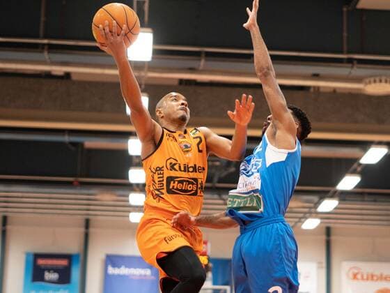 Chris Frazier Wiha Panthers Schwenningen 2 wiha Panthers Schwenningen vs PS Karlsruhe LIONS, Basketball, BARMER 2 BASKETBALL BUNDESLIGA, 22 Spieltag 2020 2021, 20 02 2021, wiha Panthers Schwenningen vs PS Karlsruhe LIONS, Basketball, BARMER 2 BASKETBALL BUNDESLIGA, 22 Spieltag 2020 2021, 20 02 2021, Villingen Schwenningen Copyright: xMiclasxHaasis Eibner-Pressefotox EP_mhs