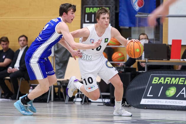 ART Giants Duesseldorf vs TKS 49ers Stahnsdorf, 20 02 2021 Finn Pook 10 ART Giants Duesseldorf ART Giants Duesseldorf vs TKS 49ers Stahnsdorf on 20 02 2021, Duesseldorf Oberkassel Copyright: xBEAUTIFULxSPORTS KennyxBeelex