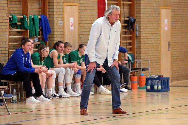 20 02 2021, xovx, Basketball Damen 1 Bundesliga, BC Pharmaserv Marburg GISA Lions SV Halle Head Coach Christoph Wysocki BC Pharmaserv Marburg , Freisteller Marburg Sporthalle Georg Gaßmann Stadion Hessen Deutschland DE