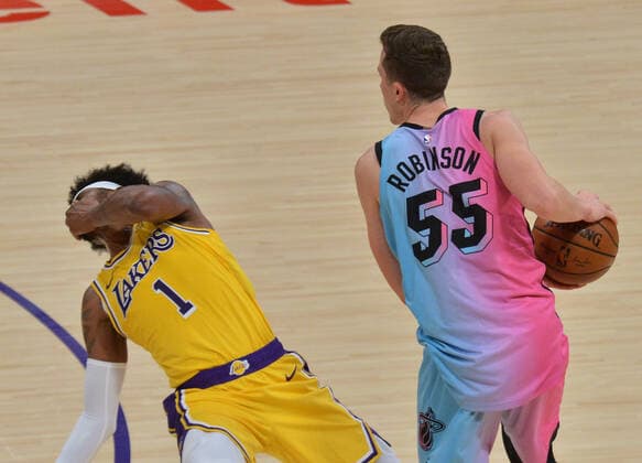 Basketball, NBA, Los Angeles Lakers - Miami Heat