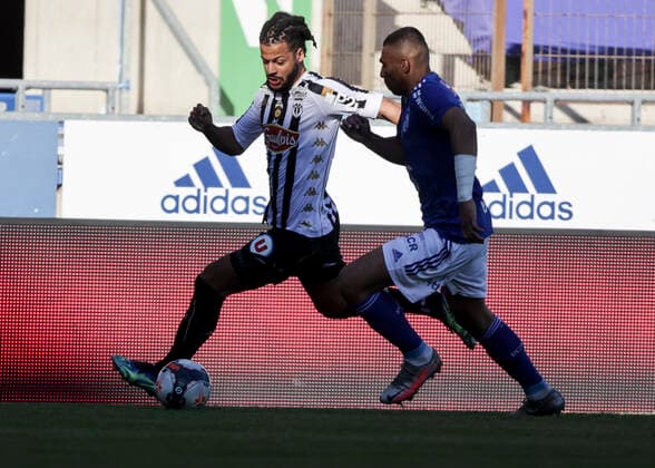 Diony Lois 9 FOOTBALL : Strasbourg vs Angers - Ligue 1 Uber Eats - 21 02 2021 ElyxandroCegarra Panoramic 