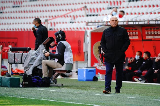 Frederic Antonetti (entraineur du FC Metz) FOOTBALL : OGC Nice vs FC Metz - Ligue 1 Uber Eats - Nice - 21 02 2021 NorbertScanella PanoramiC 