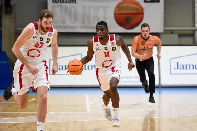 Barmer 2 Basketball Bundesliga ProB, Rheinstars Koeln vs ETV Hamburg, 21 02 2021 Karl Mamady Dia RheinStars Koeln 11 , Barmer 2 Basketball Bundesliga ProB, Rheinstars Koeln vs ETV Hamburg on 21 02 2021 in the Basketball Campus Koeln in Koeln North Rhine Westphalia Copyright: xBEAUTIFULxSPORTS Mueller-Laschetx