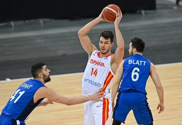 2021.02.21 Gliwice Koszykowka Mezczyzn Kwalifikacje Mistrzostw Europy FIBA EuroBasket 2022 Hiszpania - Izrael N z Jonathan Barreiro Foto Lukasz Sobala PressFocus 2021.02.21 Gliwice Basketball Men s FIBA EuroBasket 2022 Qualifiers Spain - Israel Jonathan Barreiro Credit: Lukasz Sobala PressFocus NEWSPIX.PL --- Newspix.pl  20210221PF_LS011