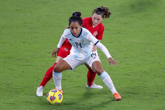 Football, Women international, SheBelieves Cup, Argentina - Canada