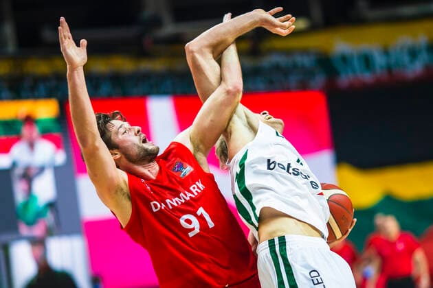 Basketball, European Championship Qualifier, Lithuania - Denmark