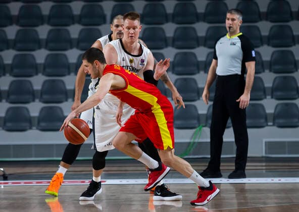 Robin Benzing of Germany, FIBA EuroBasket 2022 Qualifiers, 22 February, 22 02 2021 Montenegro vs Germany, Basketball, FIBA EuroBasket 2022 Qualifiers, 20 February, 22 02 2021 Podgorica Copyright: xEIBNER NikolaxKrsticx EP_EER