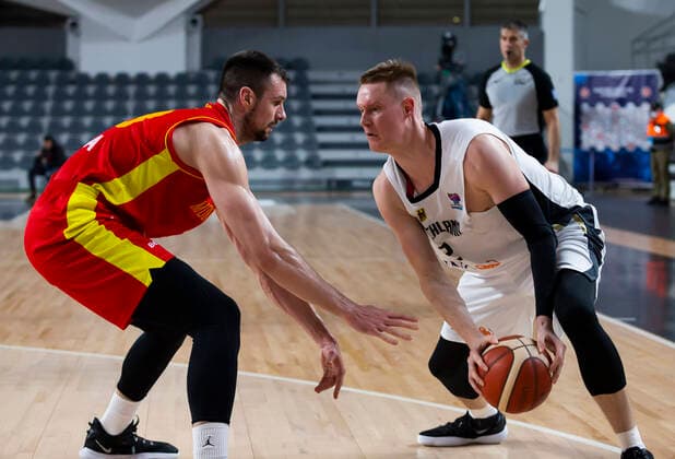 Robin Benzing of Germany, FIBA EuroBasket 2022 Qualifiers, 22 February, 22 02 2021 Montenegro vs Germany, Basketball, FIBA EuroBasket 2022 Qualifiers, 20 February, 22 02 2021 Podgorica Copyright: xEIBNER NikolaxKrsticx EP_EER