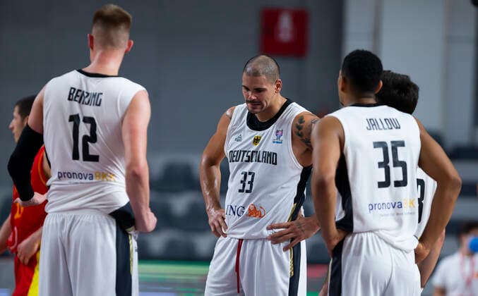 Maik Zirbes of Germany, FIBA EuroBasket 2022 Qualifiers, 22 February, 22 02 2021 Montenegro vs Germany, Basketball, FIBA EuroBasket 2022 Qualifiers, 20 February, 22 02 2021 Podgorica Copyright: xEIBNER NikolaxKrsticx EP_EER