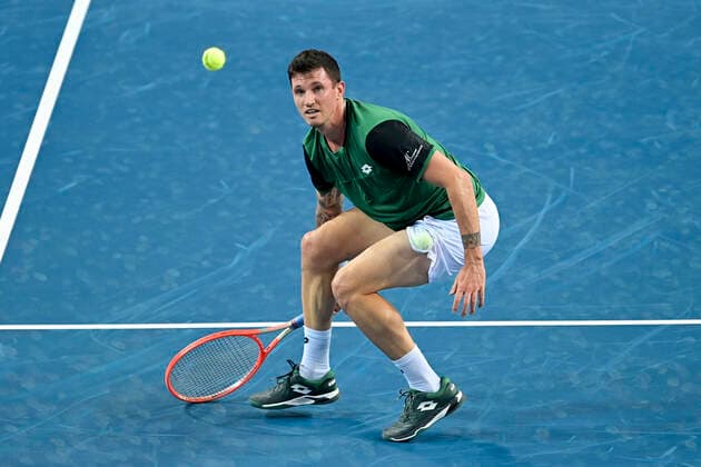 Dennis Novak (Aut) TENNIS : Open Sud de France 2021 - Montpellier - 23 02 2021 JBAutissier Panoramic 