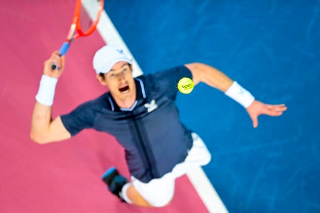 Sport Bilder des Tages Andy Murray (Gbr) TENNIS : Open Sud de France 2021 - Montpellier - 23 02 2021 JBAutissier Panoramic 
