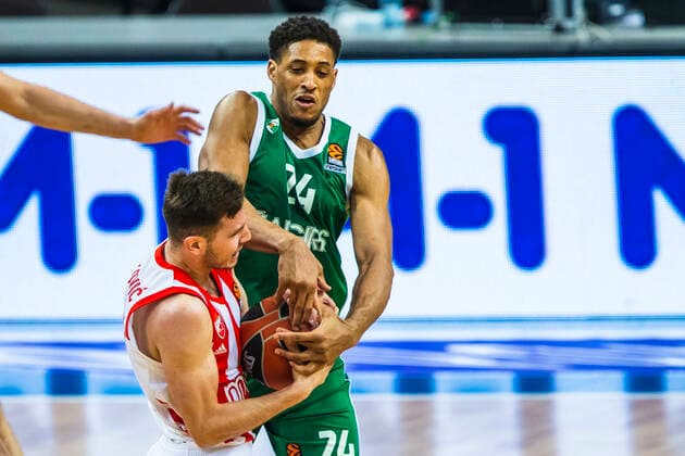 2021-02-23 Kaunas Lithuania. Zalgiris Kaunas plays vs Crvena Zvezda Belgrade Euroleague basketball game in Kaunas on Tuesday 23 of February 2022. Vilnius Lithuania KKF20210223_3252  Copyright: xKarolisxKavolelisx Euroleague basketball
