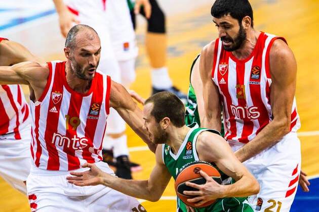 2021-02-23 Kaunas Lithuania. Zalgiris Kaunas plays vs Crvena Zvezda Belgrade Euroleague basketball game in Kaunas on Tuesday 23 of February 2022. Vilnius Lithuania KKF20210223_3240  Copyright: xKarolisxKavolelisx Euroleague basketball