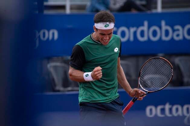 February 23, 2021, Cordoba Capital, Cordoba, Argentina: Argentine tennis player Nicolas Kicker(NW) ARG lost to Facundo Bagnis (130) ARG. ATP, Tennis Herren suspended Nicolas Kicker for three years for match-fixing, reduced last March to two years and eight months. Cordoba Capital Argentina - ZUMAb196 20210223_zip_b196_089 Copyright: xDanielxBustosx