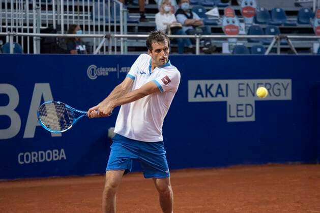February 23, 2021, Cordoba Capital, Cordoba, Argentina: The player Albert Ramos-Vinolas (47) ESP. Albert Ramos-Vinolas (47) ESP defeats Former 2020 champion Juan Ignacio Londero (88) ARG 4-6, 6-2, 6-2 and advances to the second round of the CoÂ³rdoba Open 2021. Cordoba Capital Argentina - ZUMAb196 20210223_zip_b196_106 Copyright: xDanielxBustosx