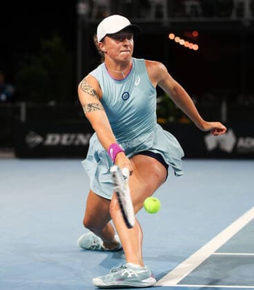 TENNIS ADELAIDE INTERNATIONAL, Iga Swiatek of Poland during the round 3 match against Maddison Inglis of Australia during the Adelaide International Tennis Tournament, at Memorial Drive, Adelaide, Wednesday, February 24, 2021. ( NO ARCHIVING, EDITORIAL USE ONLY, NO USE IN BOOKS WITHOUT CONSENT  Copyright: xMATTxTURNERx 20210224001522895826